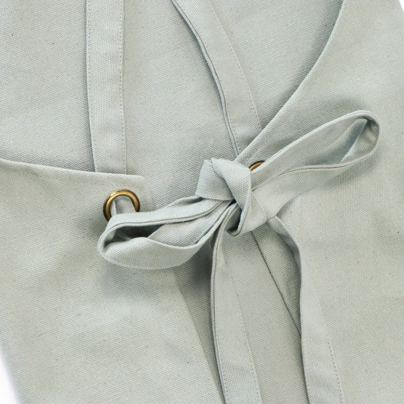 Модный холщовый кухонный семейный Мужской рабочий фартук шеф повара для гриля