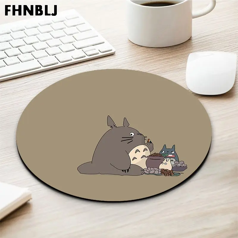 

FHNBLJ Custom Skin Cartoon Totoro Natural Rubber Gaming mousepad Desk Mat gaming Mousepad Rug For PC Laptop Notebook