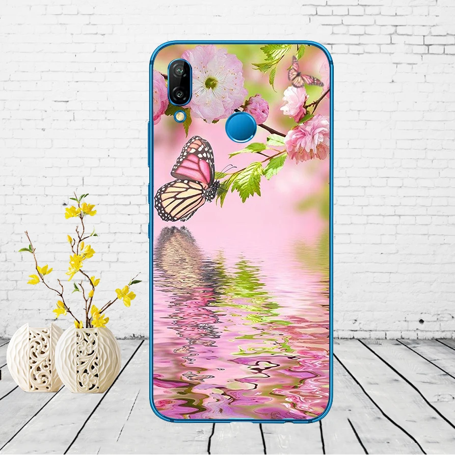 Huawei P20 Lite чехол 5,84 дюйма huawei P20 Lite мягкая резина, термопластичный полиуретан силиконовый чехол для телефона huawei P20 Lite чехол для сумки - Color: G23