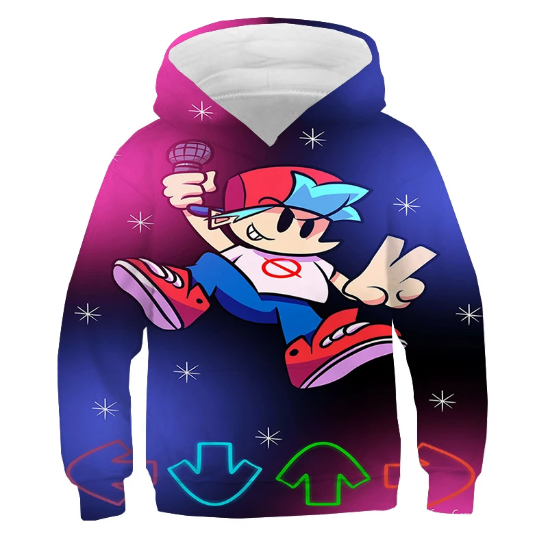 

Детская толстовка с капюшоном, с 3D-принтом