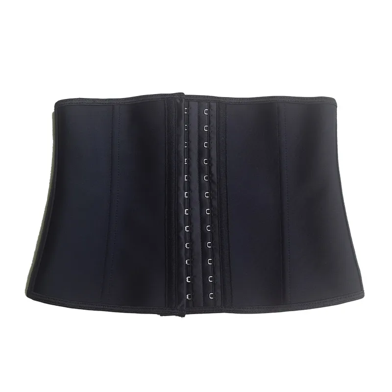 22cm/24cm Short 3 Layers Latex Waist Trainer Corset 9 Steel Bones Shapewear Body Shapers Women Corset Slimming Belt Waist Shaper