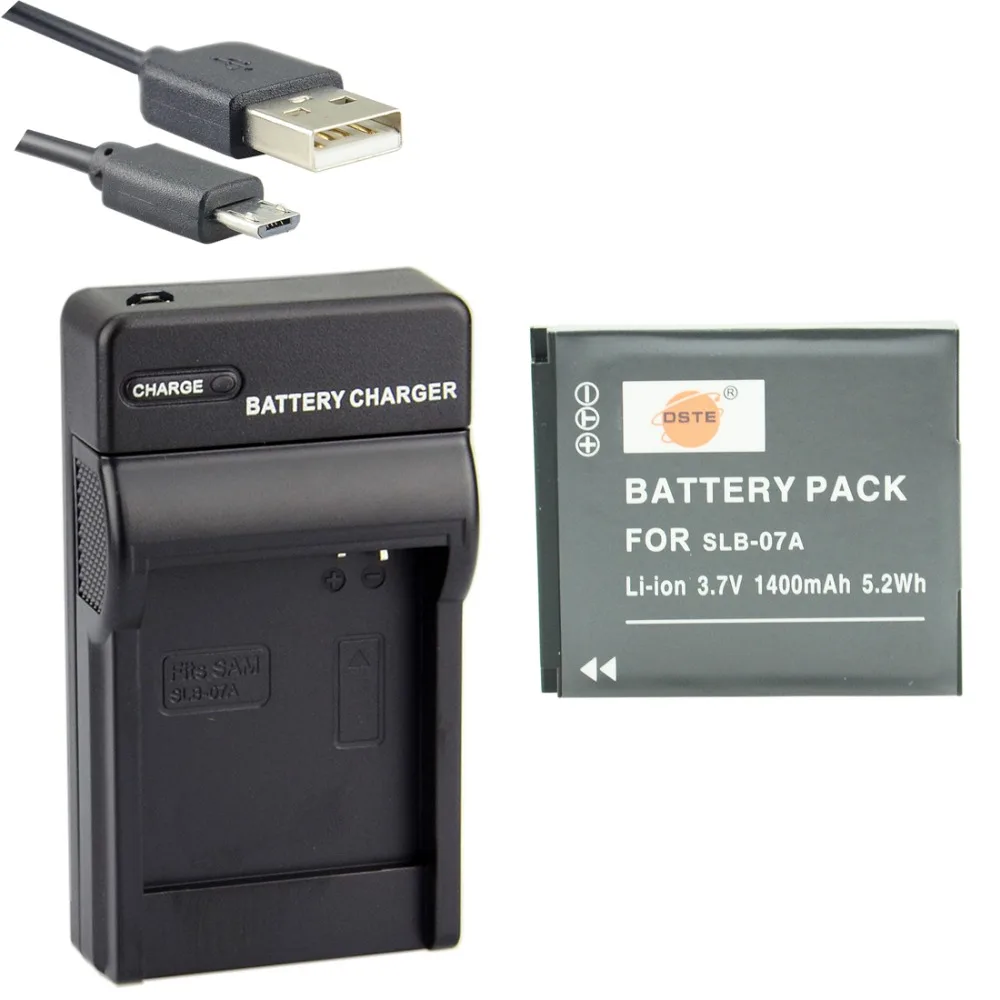 Зарядное устройство с ЖК-дисплеем для Samsung ST50 ST500 ST550 TL100 TL220 TL225 1400 мАч 3 7 в 2 шт. |