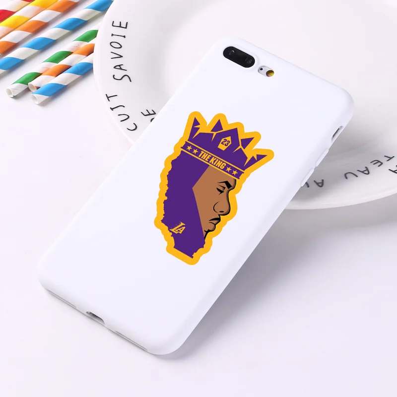 LeBron king James 23 Лос-Анжелес мягкий чехол для телефона из ТПУ чехол для iPhone11 pro 5 5S se 6 6s X Xs XR MAX 7 8 plus