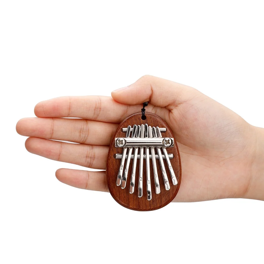 Камер Мгновенной Печати Mini 8 клавиш быка Kalimba игрушечное пианино корпус из