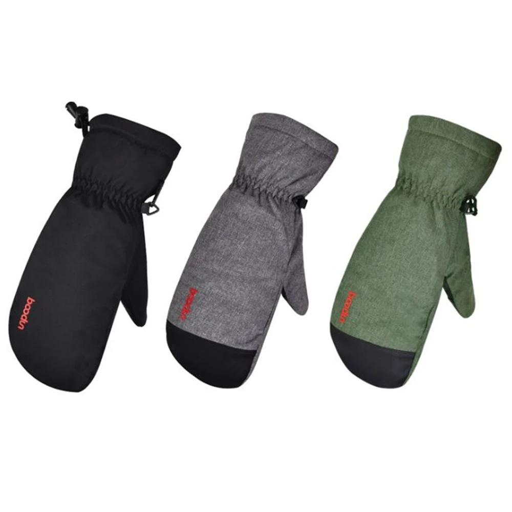 

Boodun Winter Ski Gloves Waterproof Breathable Touchscreen Warm Snowboarding Mittens For Winter Climbing outdoor Snow Sport