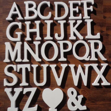 1 шт. 8 см A-Z белый деревянный Английский алфавит украшение индивидуальное