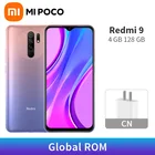 Redmi 9 с глобальной прошивкой, 128 Гб ПЗУ, 4 Гб ОЗУ, Восьмиядерный процессор Helio G80, камера 13 МП, большой аккумулятор 5020 мАч, 6,53 дюйма FHD + CN версия мобильный телефон