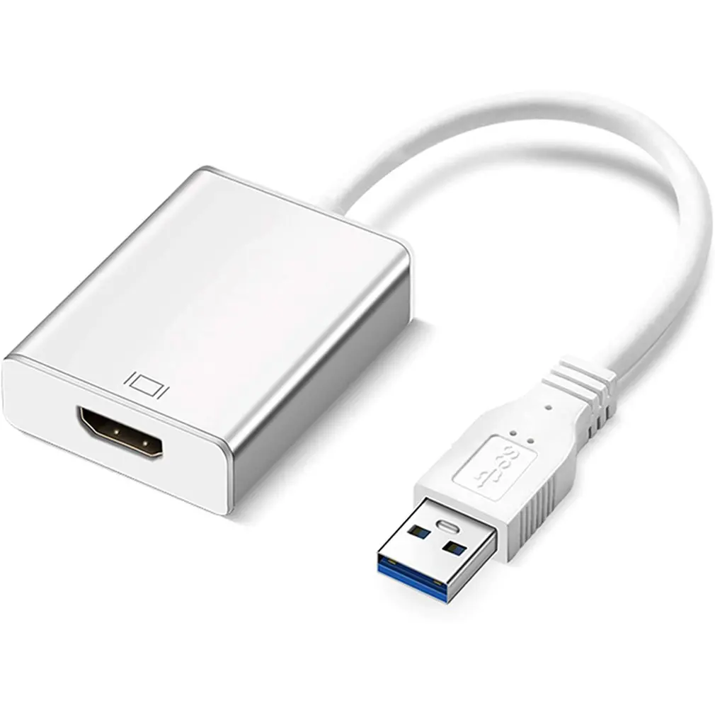 

Video Cable Adapter Portable 1080P High Definition Adapter USB 3.0 To HDMI-Compatible Hub Adapter Docking Station For Notebook