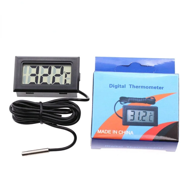 LCD Digital Thermometer for Freezer Temperature -50~110 Degree Refrigerator Fridge Professional Tools | Инструменты