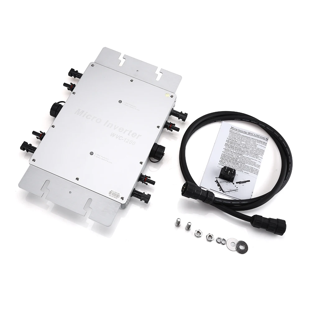 Беспроводной WVC-1200W 230V солнечный инвертор MPPT Micro Grid Inverter Line Filter Frequency Waterproof |