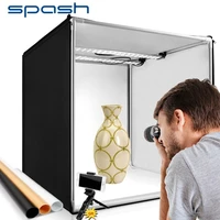 spash foldable light box 80cm led photo box softbox wiht 3 colors background for studio photography shooting soft box tent box