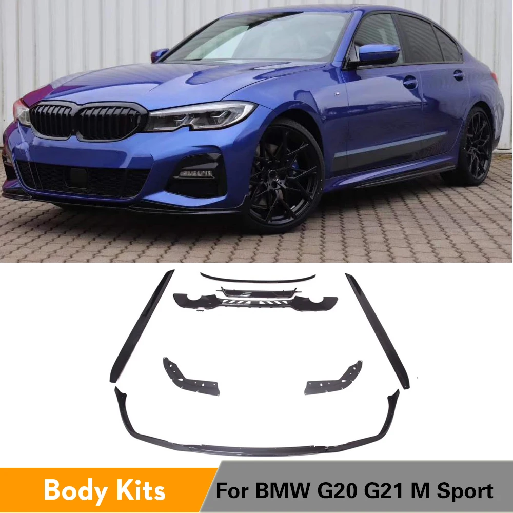 Для BMW 3 серии G20 G21 M Sport 320d 330i 340i 2019 + комплект кузова передний бампер губа задний