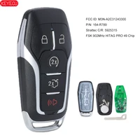 keyecu 164 r789 smart remote key fsk 902mhz hitag pro 49 chip for ford fusion explorer edge mustang 2013 2017 m3n a2c31243300