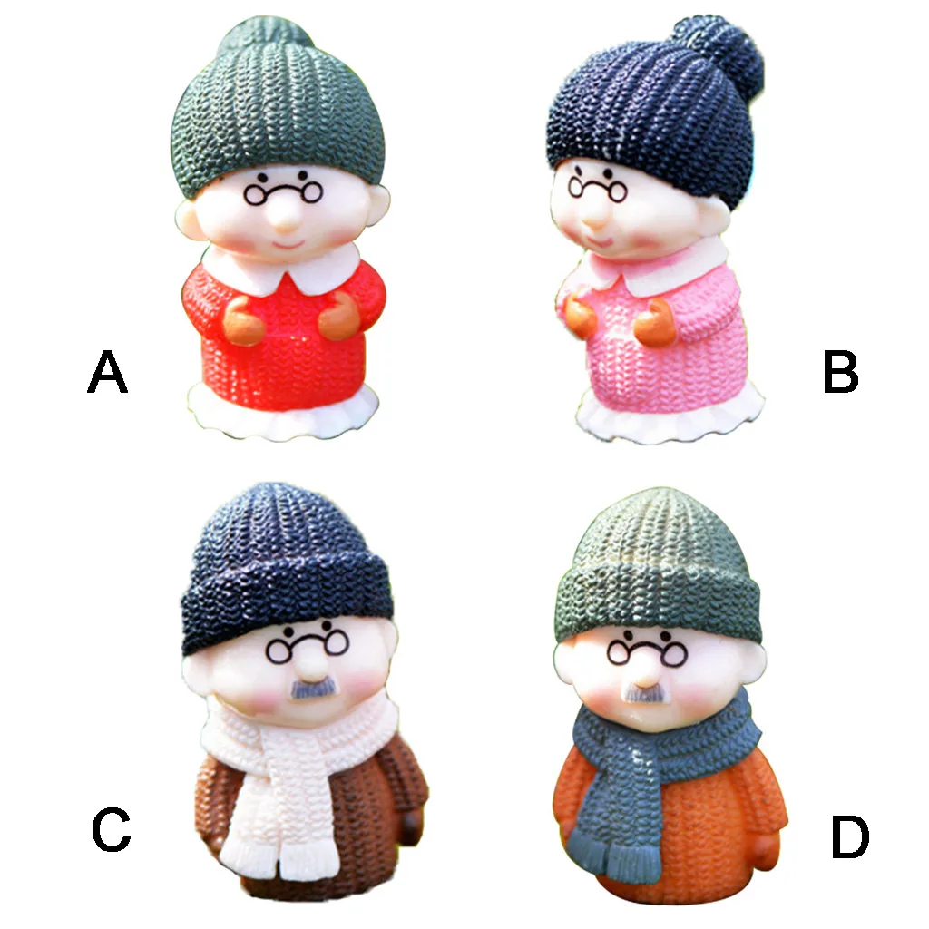 1 шт. мини зимнее платье дедушка и миниатюрный DIY стол орнамент украшения