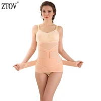 ztov 3piecesset maternity postnatal belt after pregnancy bandage belly band waist corset pregnant women slim shapers underwear