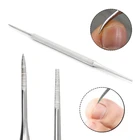 Специально разработанный двухсторонний подъемник для вросших ногтей и напильник для педикюра