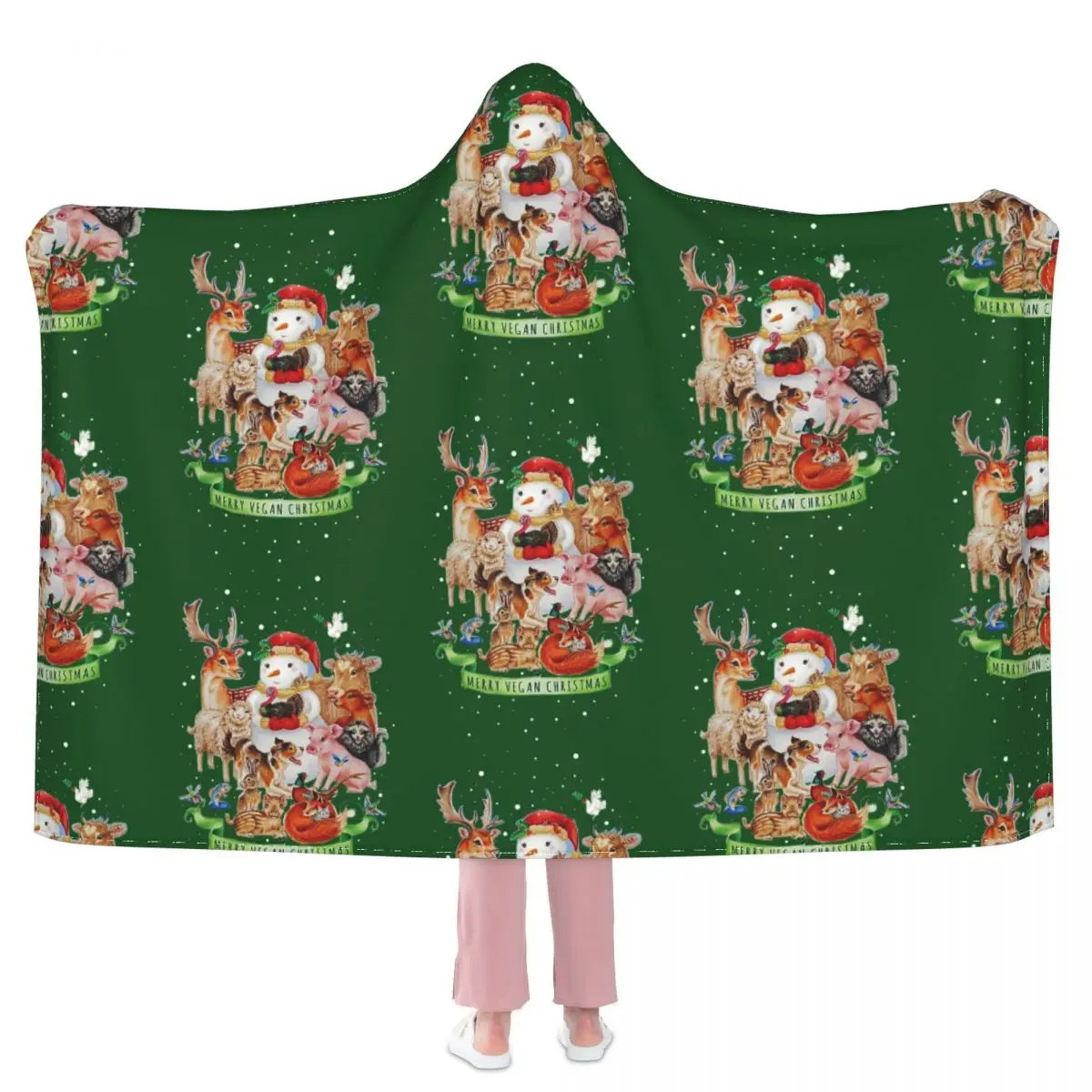 Веселая веганская искусственная животная любимый декоративное Флисовое одеяло