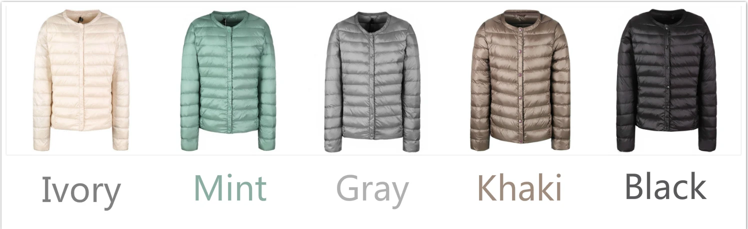 Новинка весна осень белый пуховик Женский Повседневный ультра легкий пуховик без воротника жакет; короткая куртка портативная парка плюс размер