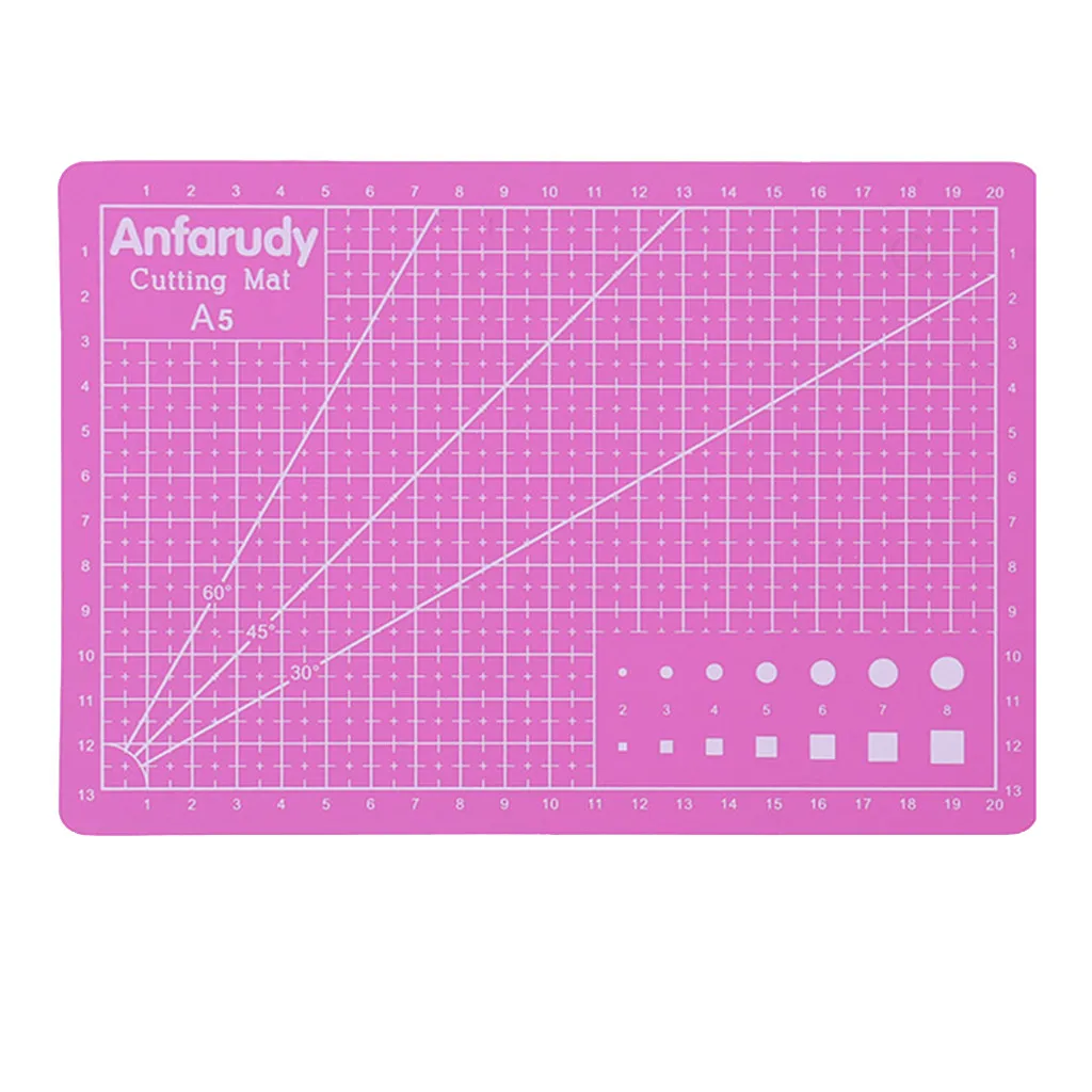 A5 Art Self Healing PVC Paper Cutting Mat Double Sided Pad Gridded Rotary Craft Fabric Patchwork Tools Handmade Plate | Канцтовары для