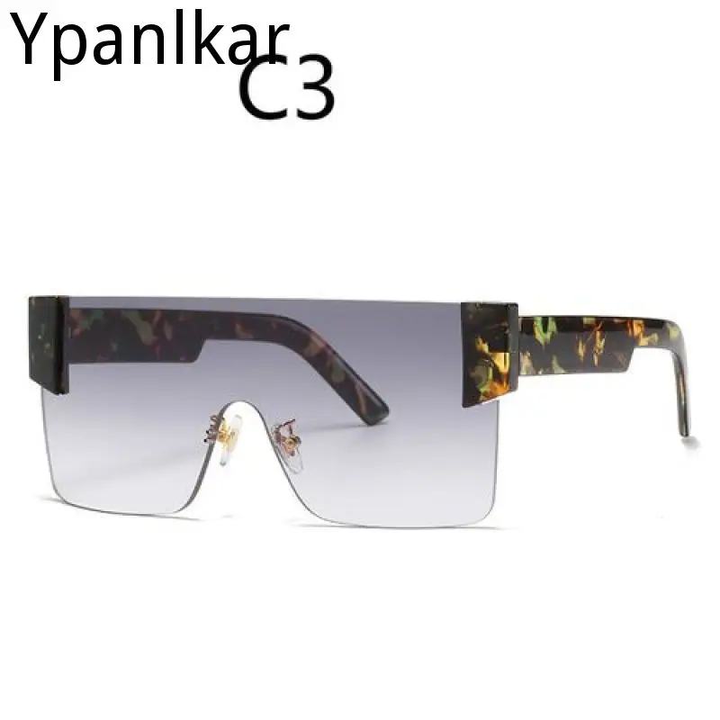 

New Style One-piece Sunglasses Fashion Rimless Sunglasses Female Trend All-match Sunglasses