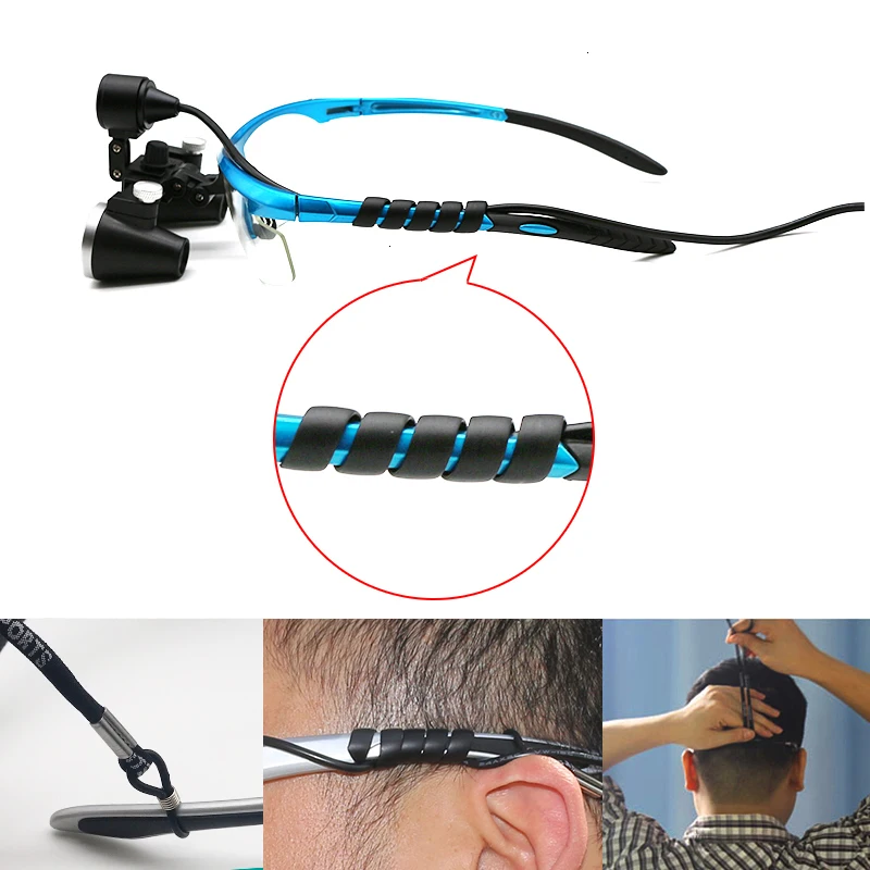 2.5X/3.5X Magnification Binocular Dental Loupe Surgery Surgical Magnifier with Headlight LED Light Medical Operation Lamp | Инструменты