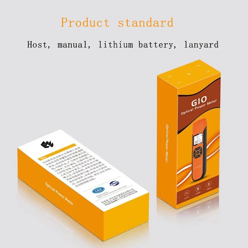 Optical Power Meter G10 New High Precision Rechargeable Battery Fiber Optic Power Meter With Flash Light OPM Free Shipping