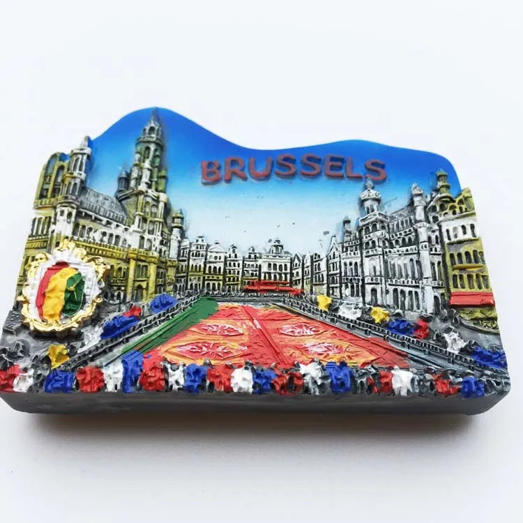 Магнетическая сувенирная башня из Германии в стиле немецкого города Бельгии