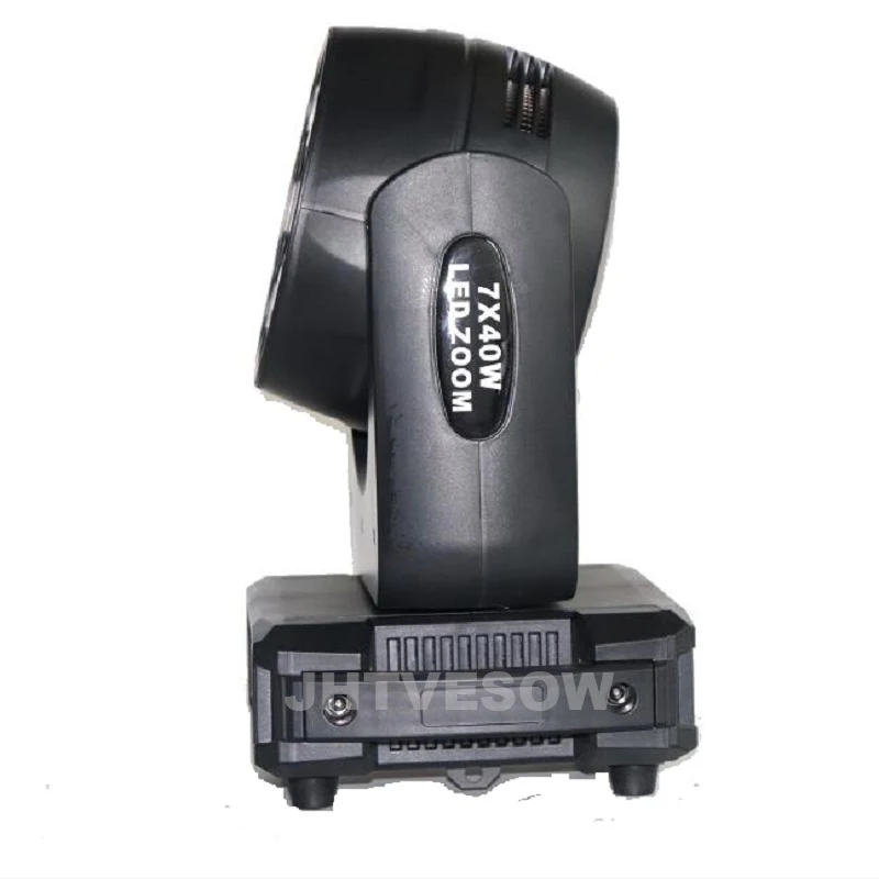 Led zoom wash beam move head 7x40 Вт rgbw moving heads dj светильник disco led dmx512 ночные вечерние свадебные с