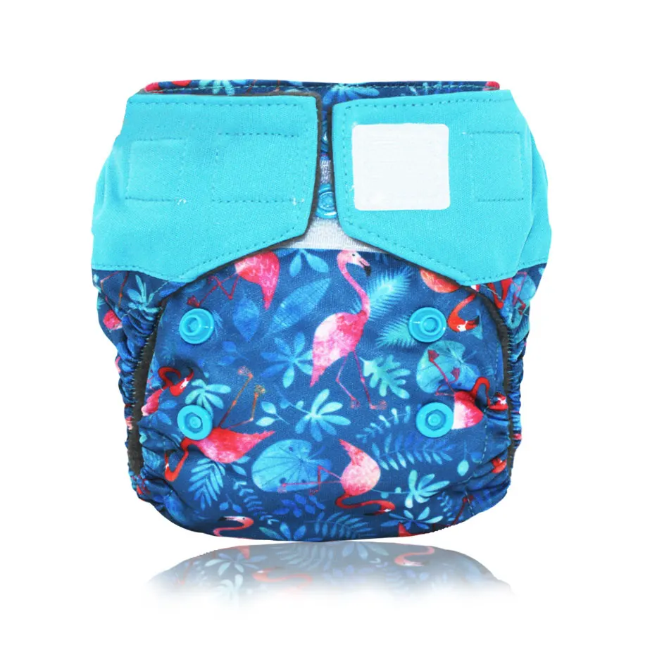 Miababy новорожденный AIO ткань пеленки древесный уголь Бамбук все в одном детские