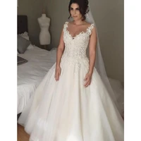 lace appliques elegant sweetheart covered button back bridal gown vestido de noiva 2018 sexy v neck mother of the bride dresses