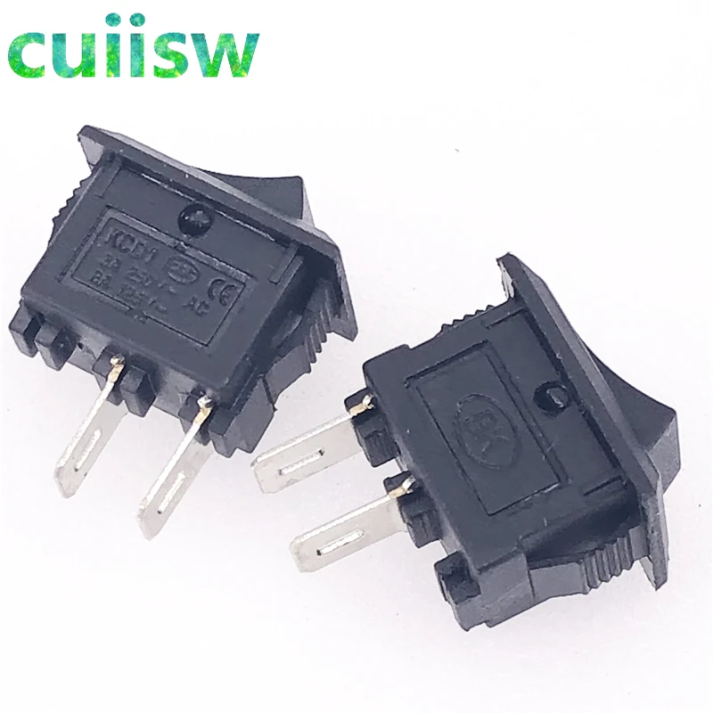 10 шт./лот кулисный переключатель 8 5*13 5 мм черный 2 контактный AC 250V 3A черные