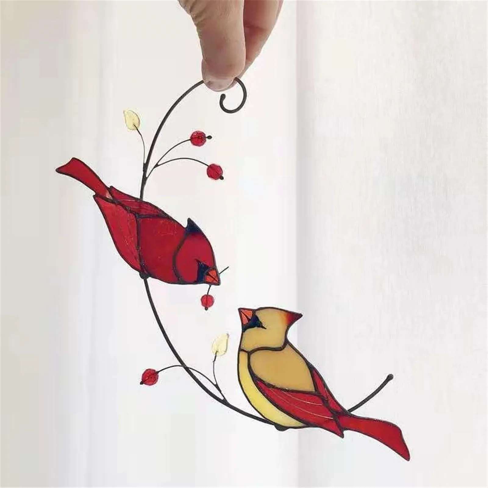 

Redbird Hanging Ornament Garden Decor Bird Craft Home Decorations Door And Window Decoration A Symbol Of Pure Love