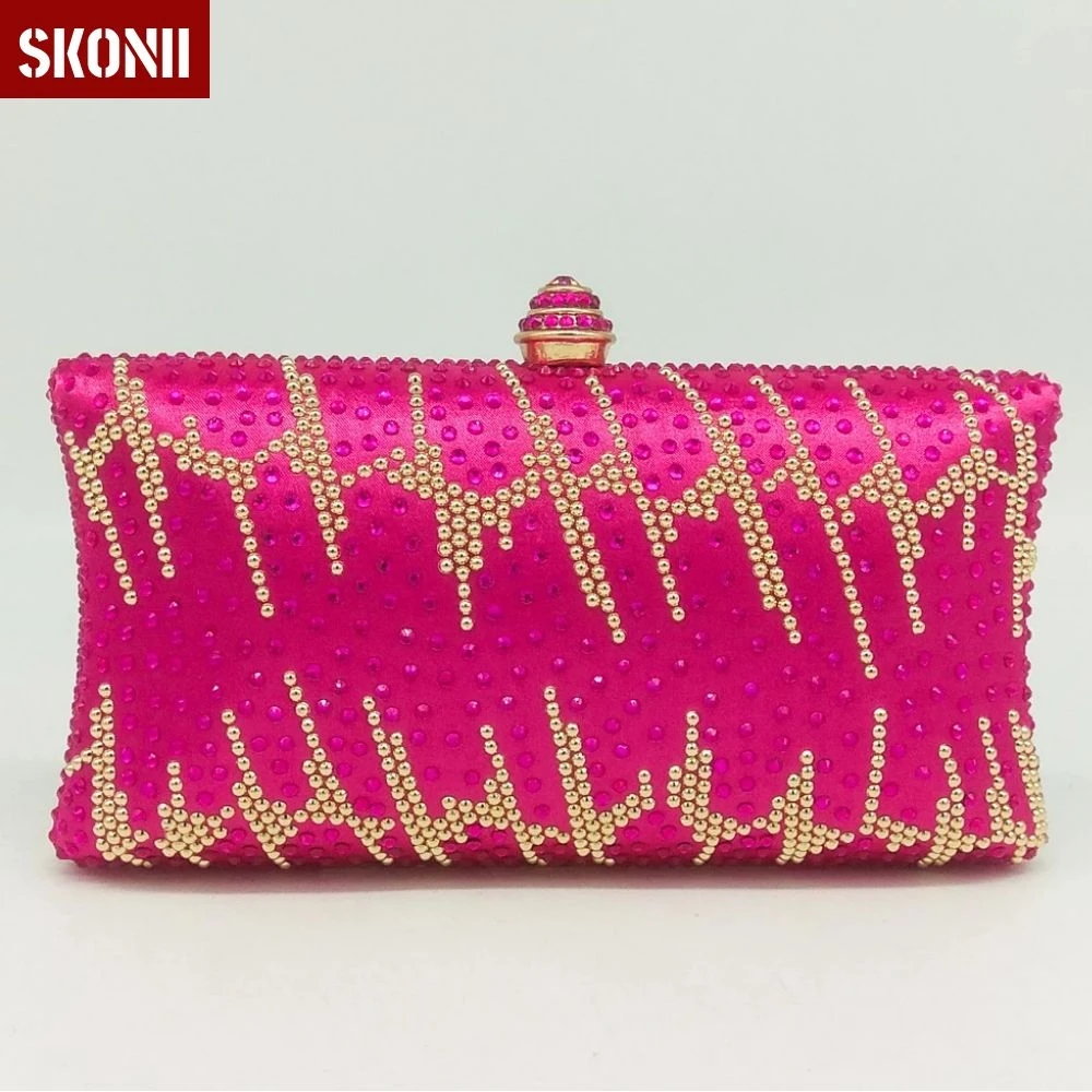 

SKONII Elegant Women Clutch Evening Bags Wedding Party Handbag Purse