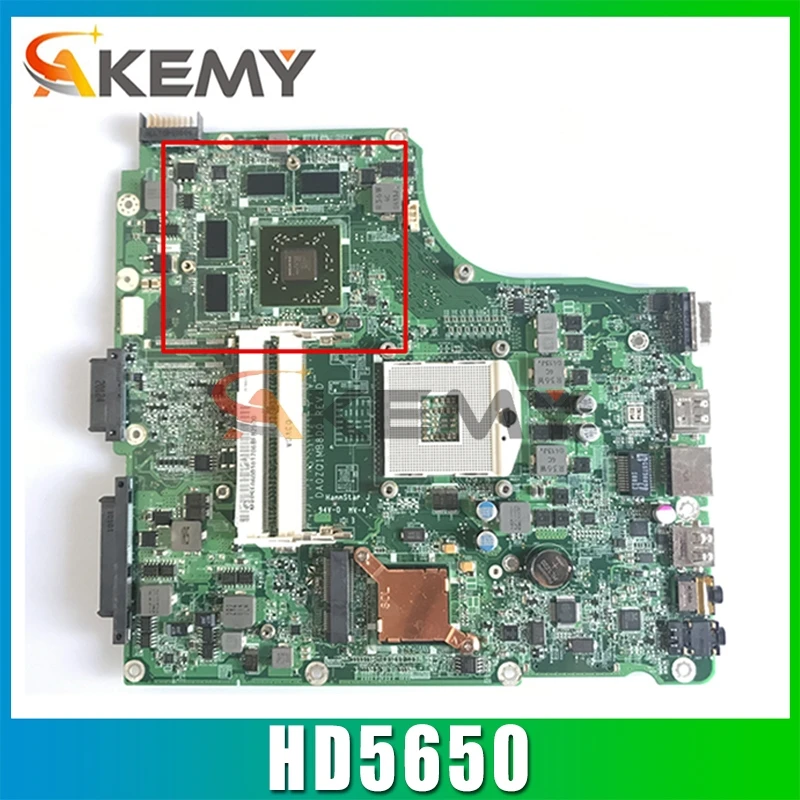 

For Acer 4820 4820T laptop motherboard DA0ZQ1MB8D0 DA0ZQ1MB8F0 GPU HD5650 Mainboard 100% fully tested