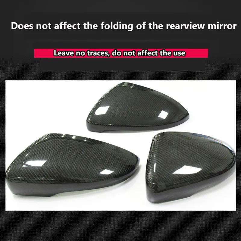 

Carbon Fiber Rearview Mirror Shell Protective Cover Sticky Type For Volkswagen Golf 6 Golf 7CC Scirocco Modification Accessories