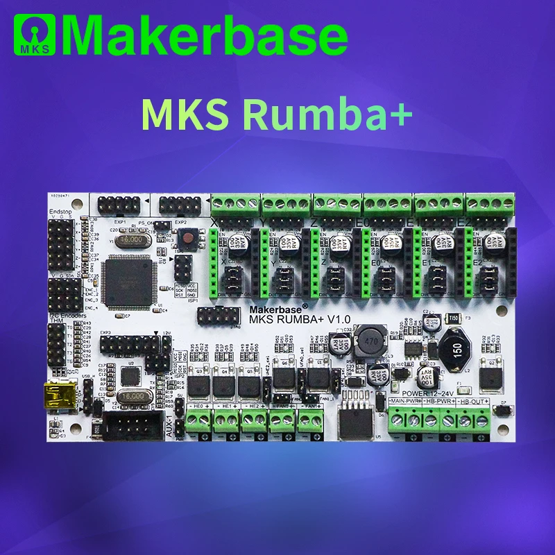 Makerbase MKS Rumba все в одном материнская плата умный контроллер 2560 R3 процессор board