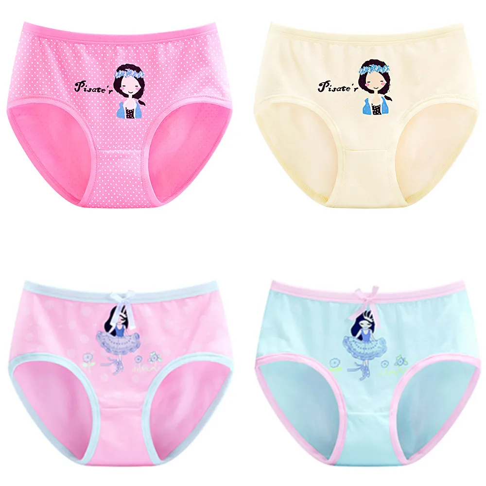 2 шт. хлопковые трусы в горошек для девочек 3-12 лет | Мать и ребенок