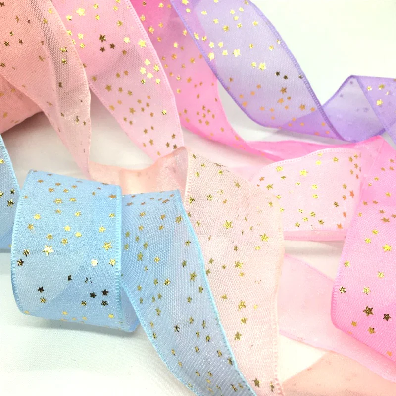 4 см 5Y Красочные золотые звезды с принтом фотоэлементов пасхальные Свадебные