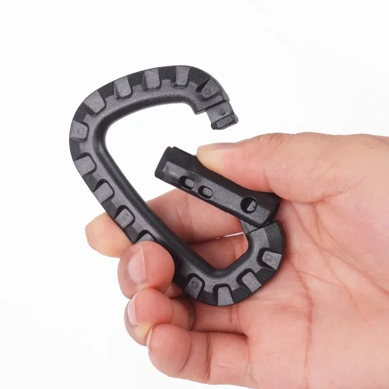 

8pcs Webbing Attach Belt Clip Outdoor Backpack Strap Clasp Quickdraw Carabiner Camp Water Bottle Hanger Tactical Holder Hook