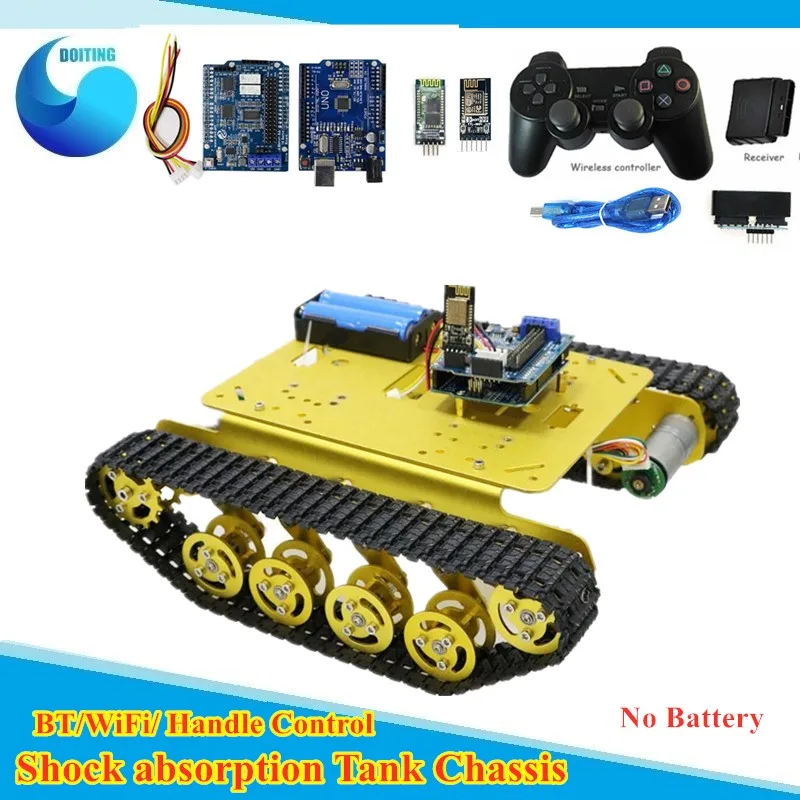 Смарт робот бак TS100 с Wi Fi/ручкой/Bluetooth управлением комплект шасси автомобиля для