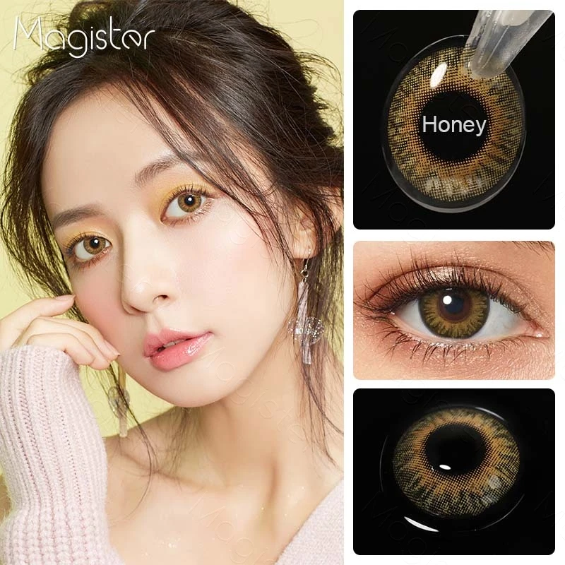 Цветные линзы для глаз 1 пара контактные цветные зрачки контакты с цветами s 2021