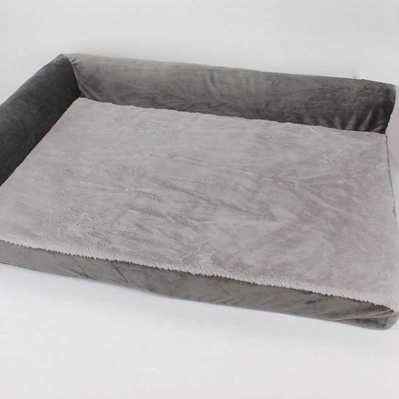 

Plush Orthopedic L-Shaped Recliner Dog Bed Pet Supplies Dog Cushion Removable and Washable Kennel Sofa Bed