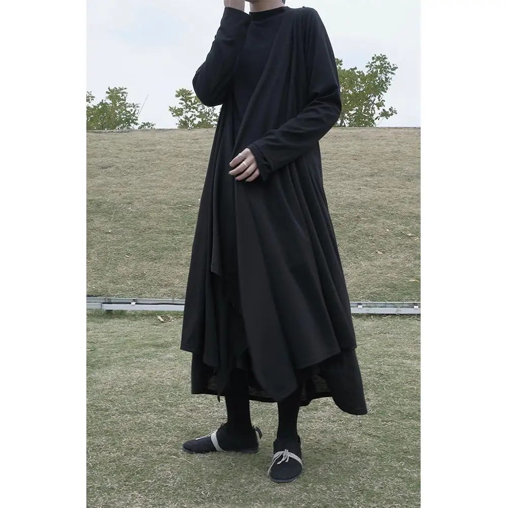 Темный Отдел новый маленький Маленький Авангард дизайн драпировка три носит