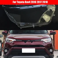 car headlamp lens for toyota rav4 2016 2017 2018 car replacement front auto shell cover