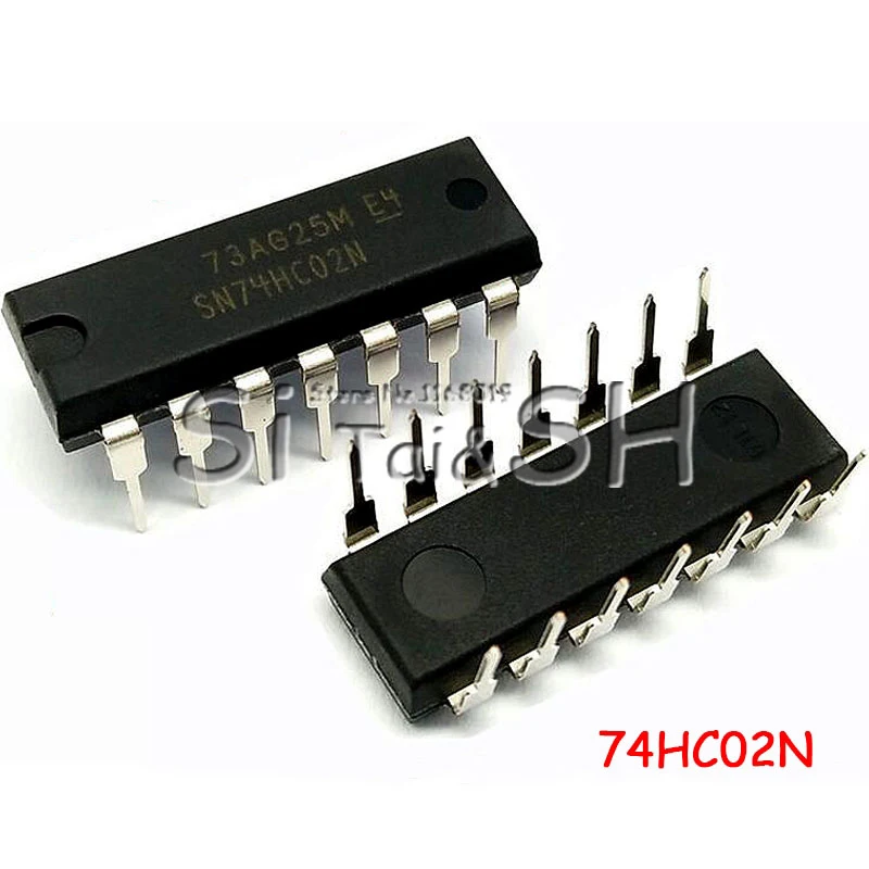 10 шт. 74HC02N DIP14 74HC02 DIP SN74HC02N DIP-14 новая и оригинальная интегральная схема