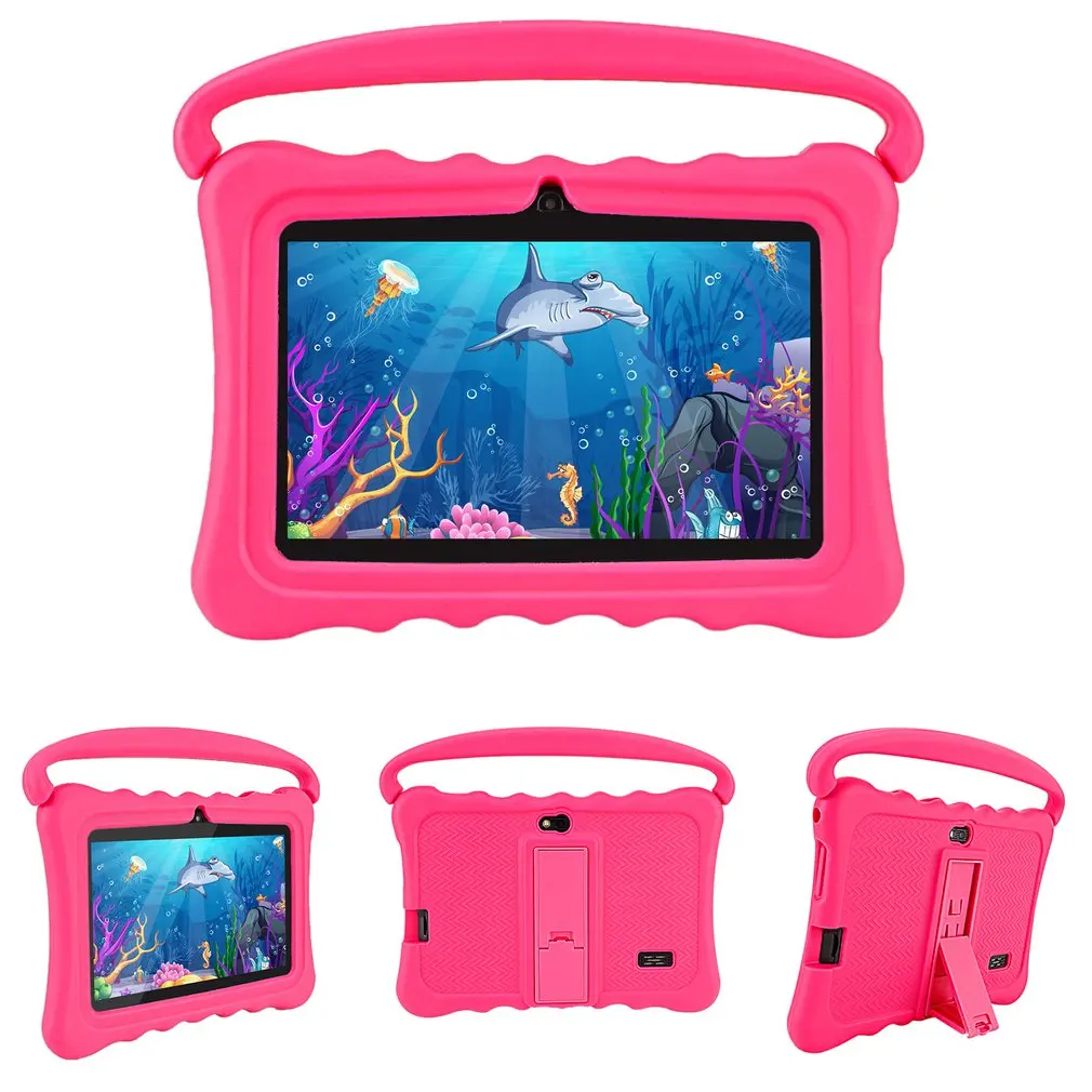 

Q88 7 Inch Tablet PC 1+16GB IPS Screen With Silicone Case Children's Online Teaching Learning Machine
