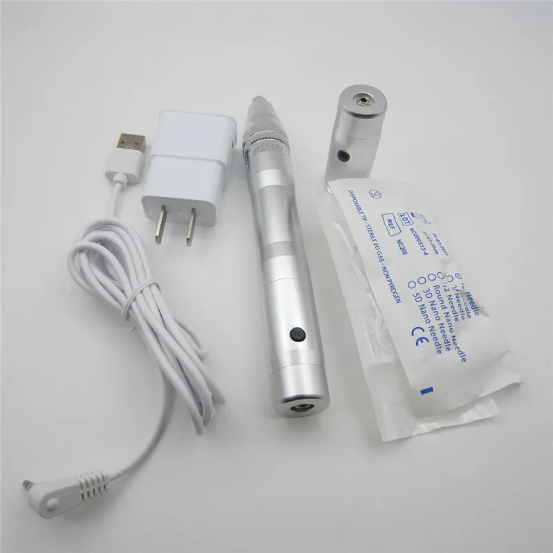 Wireless Derma Stamp Electric Pen For Face Lifting Skin Wrinkle Removal Anti Aging