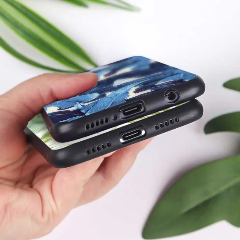 Для huawei mate 30 pro p20 p30 lite 20 Мягкий силиконовый чехол для телефона с листьями дерева |