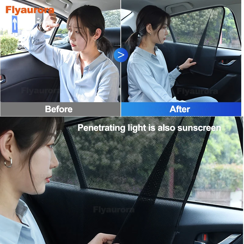 Магнитное притяжение автомобильное окно тени невидимая занавеска