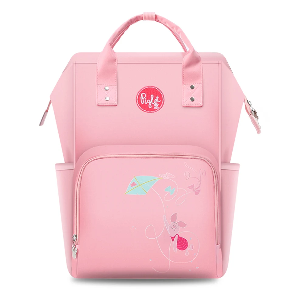 Pig Pink Рюкзак для подгузников disney, сумка для подгузников с изоляцией от USB, сумка для подгузников с Минни и Микки, большая емкость, сумка для путешествий, Оксфорд, для кормления ребенка, сумка для мам - Цвет: Pig Pink